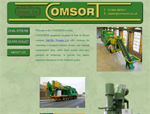 Tablet Screenshot of comsort.co.uk